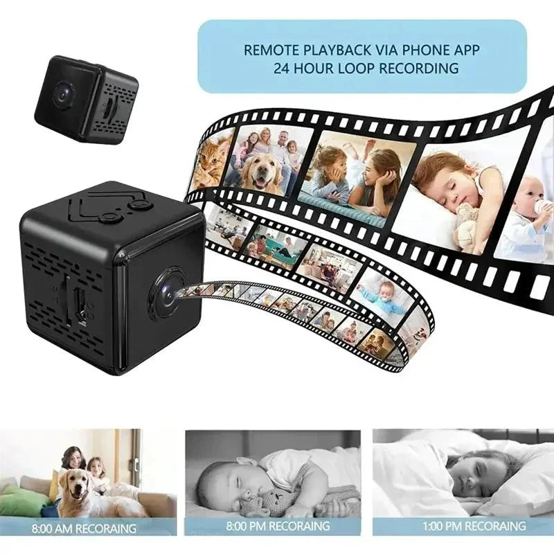 Mini WiFi Camera 4K Full HD Night Vision Hidden Cam With Motion Detection