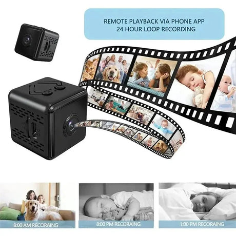 Mini WiFi Camera 4K Full HD Night Vision Hidden Cam With Motion Detection