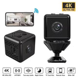 Mini WiFi Camera 4K Full HD Night Vision Hidden Cam With Motion Detection