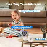 MOES Tuya WiFi Indoor Pan/Tilt Camera - 4MP HD Night Vision Panoramic Patrol Pro
