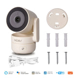 MOES Tuya WiFi Indoor Pan/Tilt Camera - 4MP HD Night Vision Panoramic Patrol Pro
