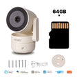 MOES Tuya WiFi Indoor Pan/Tilt Camera - 4MP HD Night Vision Panoramic Patrol Pro