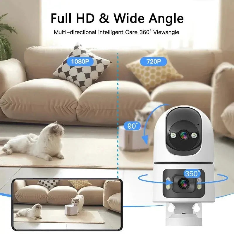 Never Miss A Moment With FIRSTCCTV 3MP WiFi Camera Night Vision Auto Track