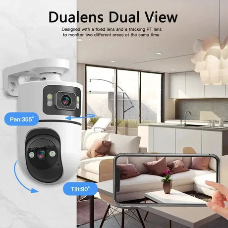 Never Miss A Moment With FIRSTCCTV 3MP WiFi Camera Night Vision Auto Track