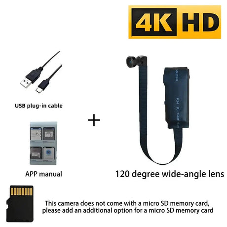 Newly Improved 4K Mini WiFi Camera With Remote Viewing And Motion Detection