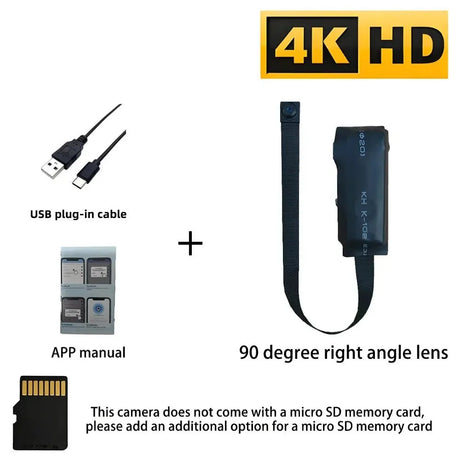 Newly Improved 4K Mini WiFi Camera With Remote Viewing And Motion Detection