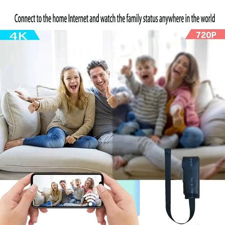 Newly Improved 4K Mini WiFi Camera With Remote Viewing And Motion Detection