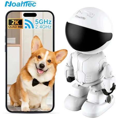 Noahtec Smart Robot Camera WiFi 1080P Night Vision Two Way Audio Auto Tracking