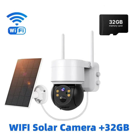 Solar Powered Outdoor Security Camera With Smart Detection