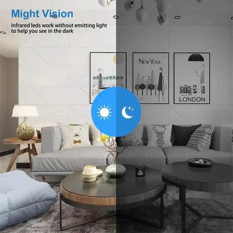 1080P HD Indoor WiFi Security Camera With Night Vision