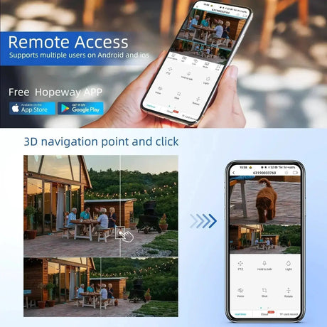 Outdoor AI Security Camera With 6K Surveillance Tracking
