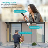 4K Smart WiFi PTZ Security Camera With Night Vision