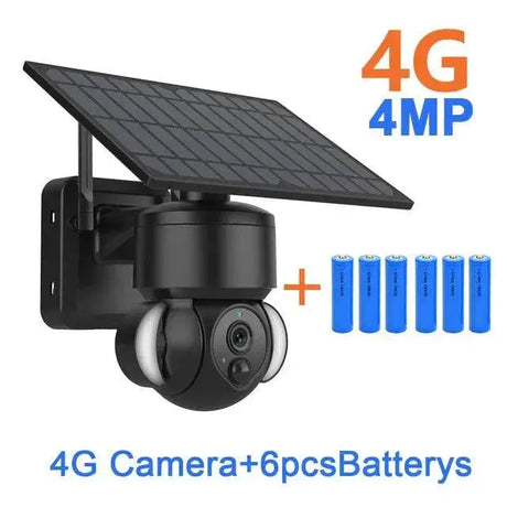 Solar Powered Outdoor Wireless Security Camera Weatherproof