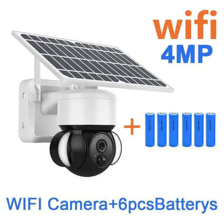 Solar Powered Outdoor Wireless Security Camera Weatherproof