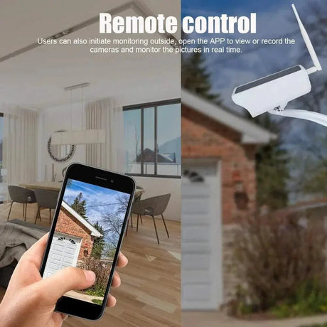 Smart Solar WiFi Camera Outdoor Security Motion Detection
