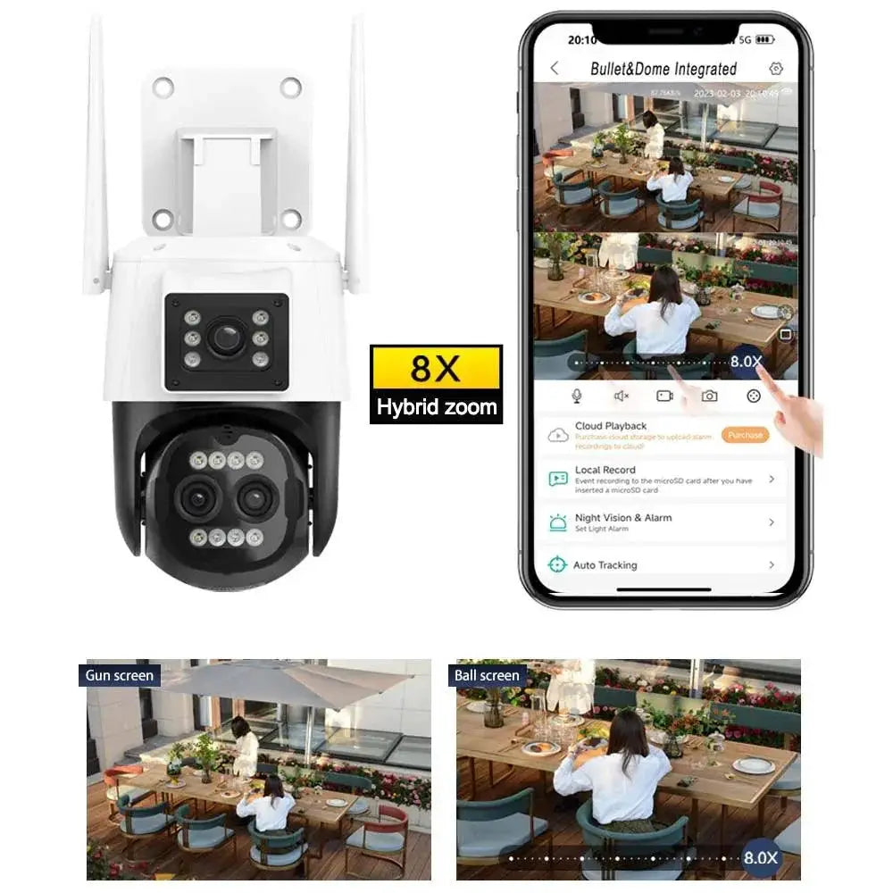 9MP Ultra HD Alexa Enabled Smart Outdoor Security Camera