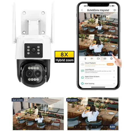 9MP Ultra HD Alexa Enabled Smart Outdoor Security Camera