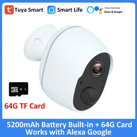 Solar Powered Outdoor WiFi Surveillance Camera for Home