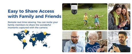 ESCAPION Tuya SmartLife Solar 4G PTZ CCTV Camera 3MP Battery Outdoor Security Pro