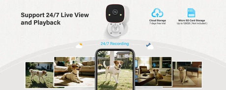 Outdoor Wireless Security Camera 3MP 1296P With WiFi For Property Monitoring