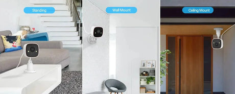 Outdoor Wireless Security Camera 3MP 1296P With WiFi For Property Monitoring