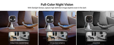 Outdoor Wireless Security Camera 3MP 1296P With WiFi For Property Monitoring