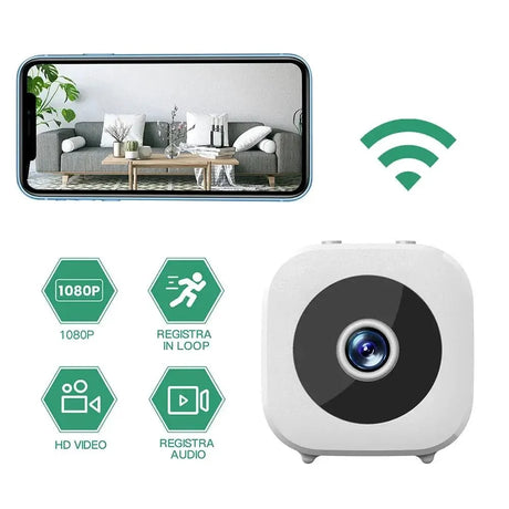 Rechargeable Wireless Security Camera 1080P WiFi Surveillance With Motion Alerts