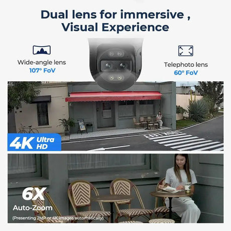 Reolink TrackMix Dual Lens PTZ Auto Tracking Camera System
