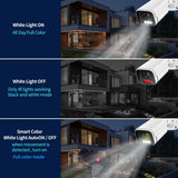 SecureVision 4K 8MP IP PoE Outdoor Bullet Camera - Color Night Vision H265 4KCam