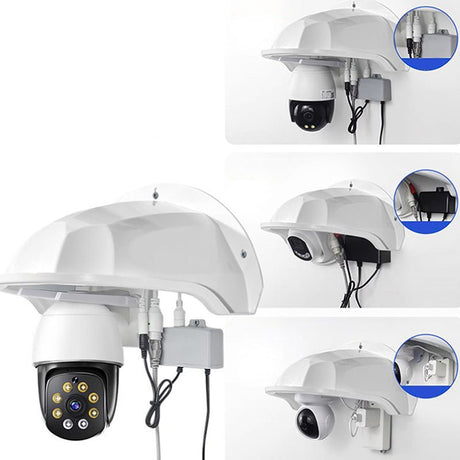 ShieldGuard Weatherproof Dome Turret Camera Cover - Rainproof Outdoor Protection