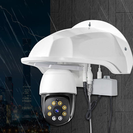 ShieldGuard Weatherproof Dome Turret Camera Cover - Rainproof Outdoor Protection