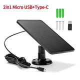 Solar Panel Charger For Security Cameras And Lights