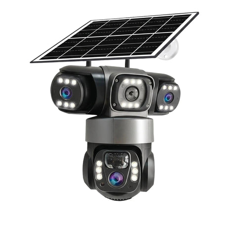 Solar-Powered Security Camera for Home - stepyours.com