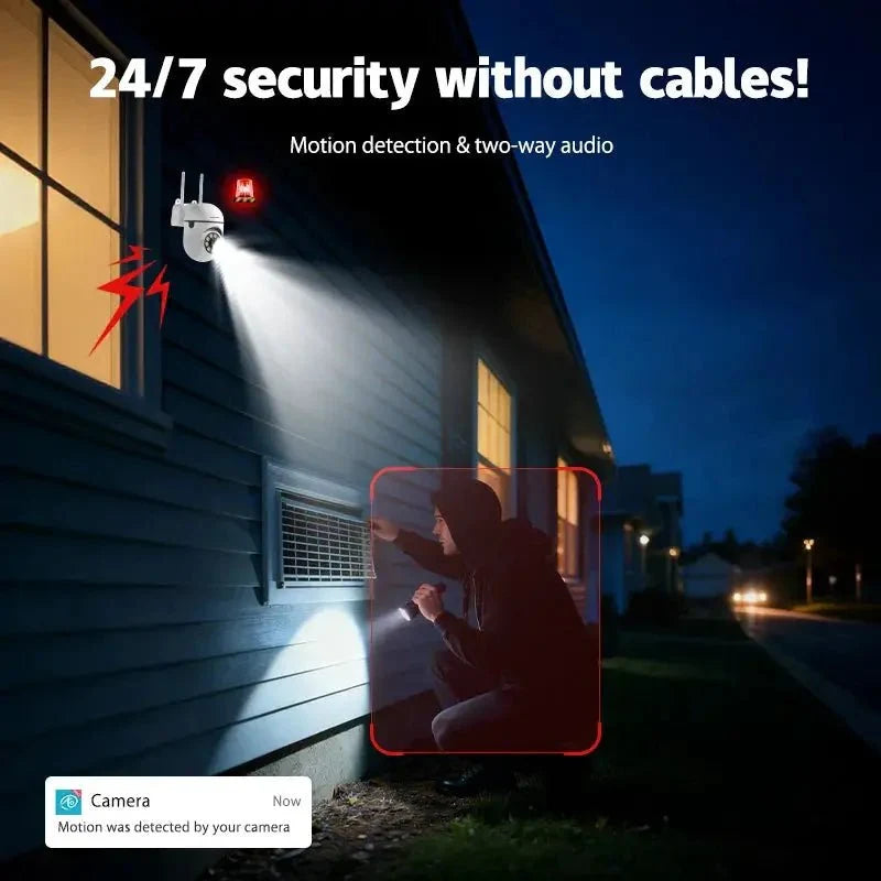 SZSINOCAM 3MP WiFi IP PTZ Camera 4X Zoom AI Human Detection Two Way Audio