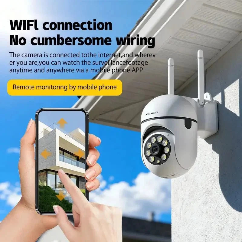 SZSINOCAM 3MP WiFi IP PTZ Camera 4X Zoom AI Human Detection Two Way Audio