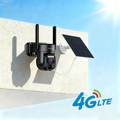 SZSINOCAM US 4G Solar Outdoor Security Camera With Human Detection Night Vision