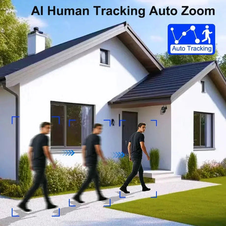 SZSINOCAM WiFi PTZ Camera With Auto Tracking And Two Way Audio For Home Security