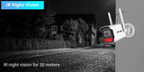 TPTEK 8MP 4K IP Camera - AI Human Detects Outdoor Bullet Surveillance With iCSee
