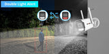 TPTEK 8MP 4K IP Camera - AI Human Detects Outdoor Bullet Surveillance With iCSee