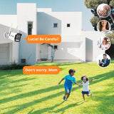 TPTEK 8MP 4K IP Camera - AI Human Detects Outdoor Bullet Surveillance With iCSee