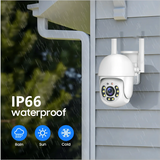 Tuya 4MP PTZ WIFI Outdoor Security Cameras - IP66 Weatherproof With AI Tracking