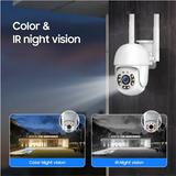 Tuya 4MP PTZ WIFI Outdoor Security Cameras - IP66 Weatherproof With AI Tracking