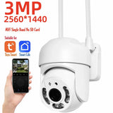 Tuya 4MP PTZ WIFI Outdoor Security Cameras - IP66 Weatherproof With AI Tracking