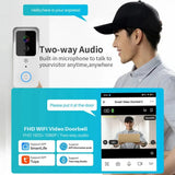 Tuya 5G 2.4G WiFi Video Doorbell 1080P HD Outdoor Waterproof - Handsfree Security