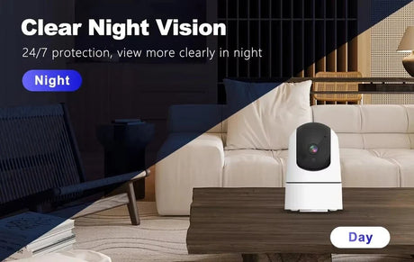 Tuya 5G WiFi IP Camera Indoor 6MP Auto Tracking - Color Night Vision for HomesPro