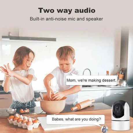 Tuya 5G WiFi IP Camera Indoor 6MP Auto Tracking - Color Night Vision for HomesPro