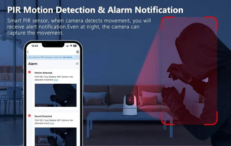 Tuya 5G WiFi IP Camera Indoor 6MP Auto Tracking - Color Night Vision for HomesPro