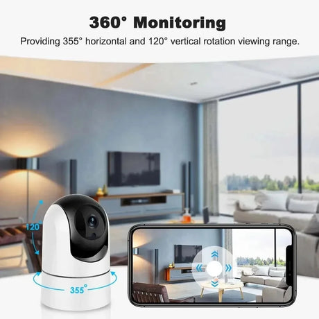 Tuya 5G WiFi IP Camera Indoor 6MP Auto Tracking - Color Night Vision for HomesPro
