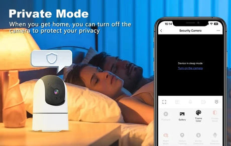Tuya 5G WiFi IP Camera Indoor 6MP Auto Tracking - Color Night Vision for HomesPro