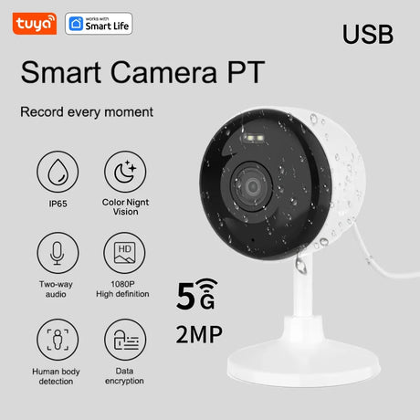 Tuya Smart 1080p Home Wi - Fi Camera - Real Time Alerts and Motion Tracking In HD